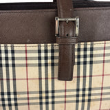 Burberry Brown Leather House Shoulder Bag