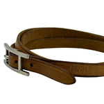 Hermes Brown Hapi 3 Triple Tour Wrap Bracelet