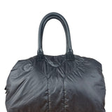 YSL Vintage Black Nylon Top Handle Bag