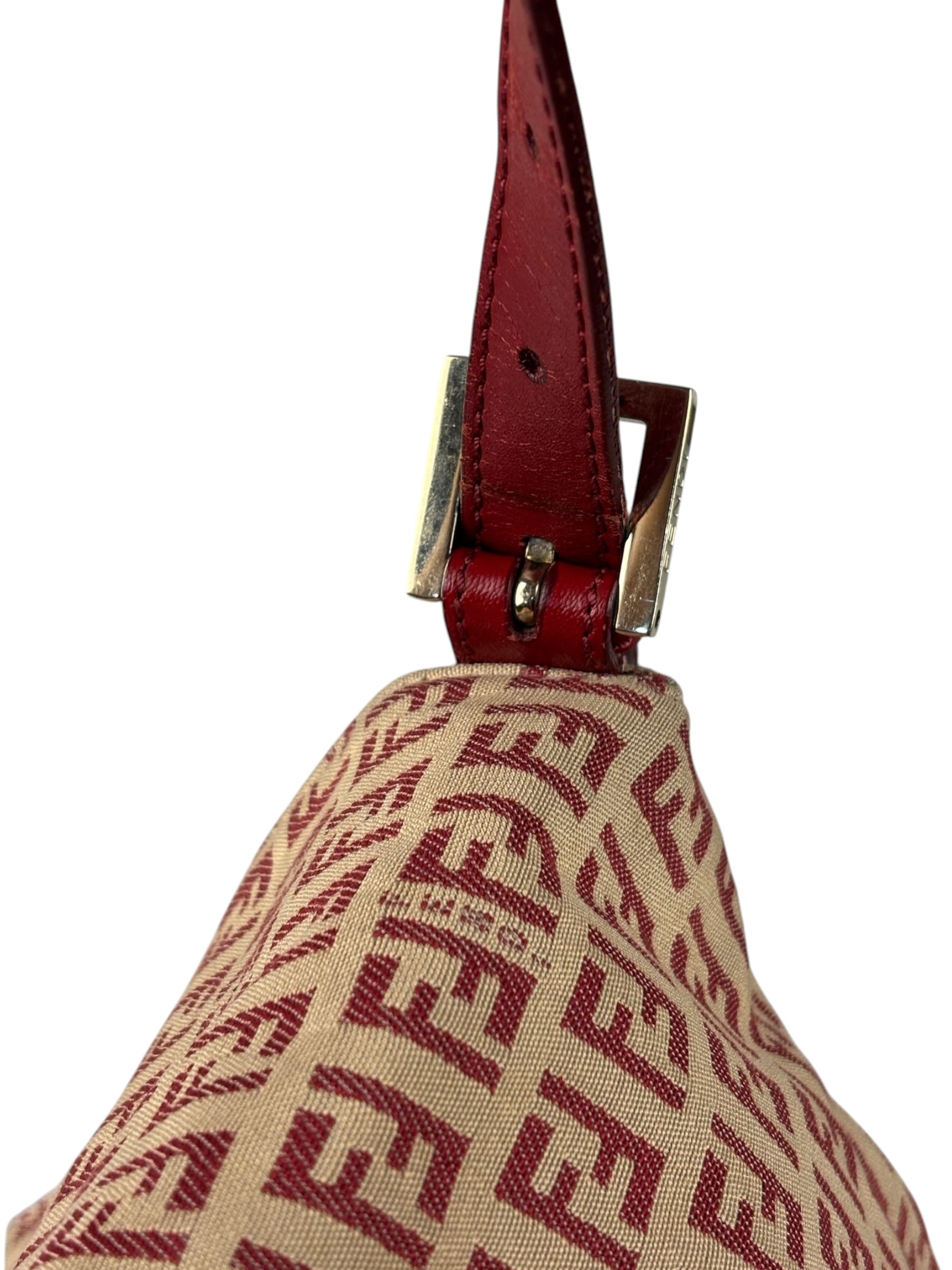 Fendi Vintage Red FF Mamma Baguette