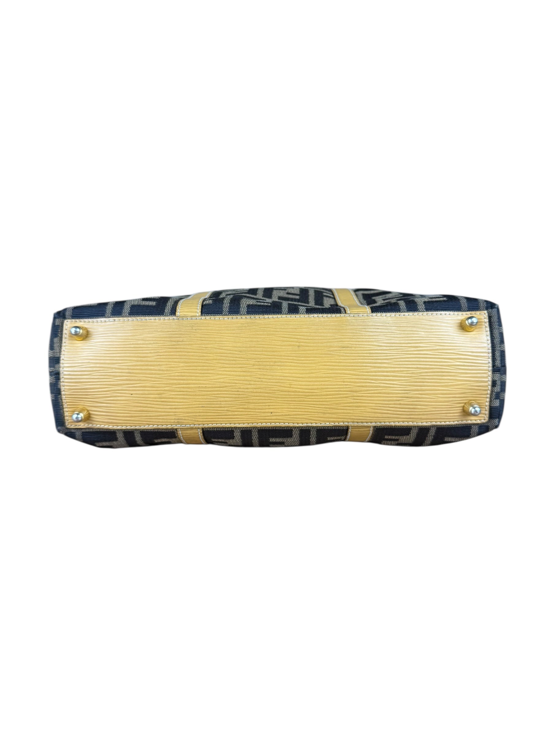 Fendi FF Canvas Top Handle Zip Tote