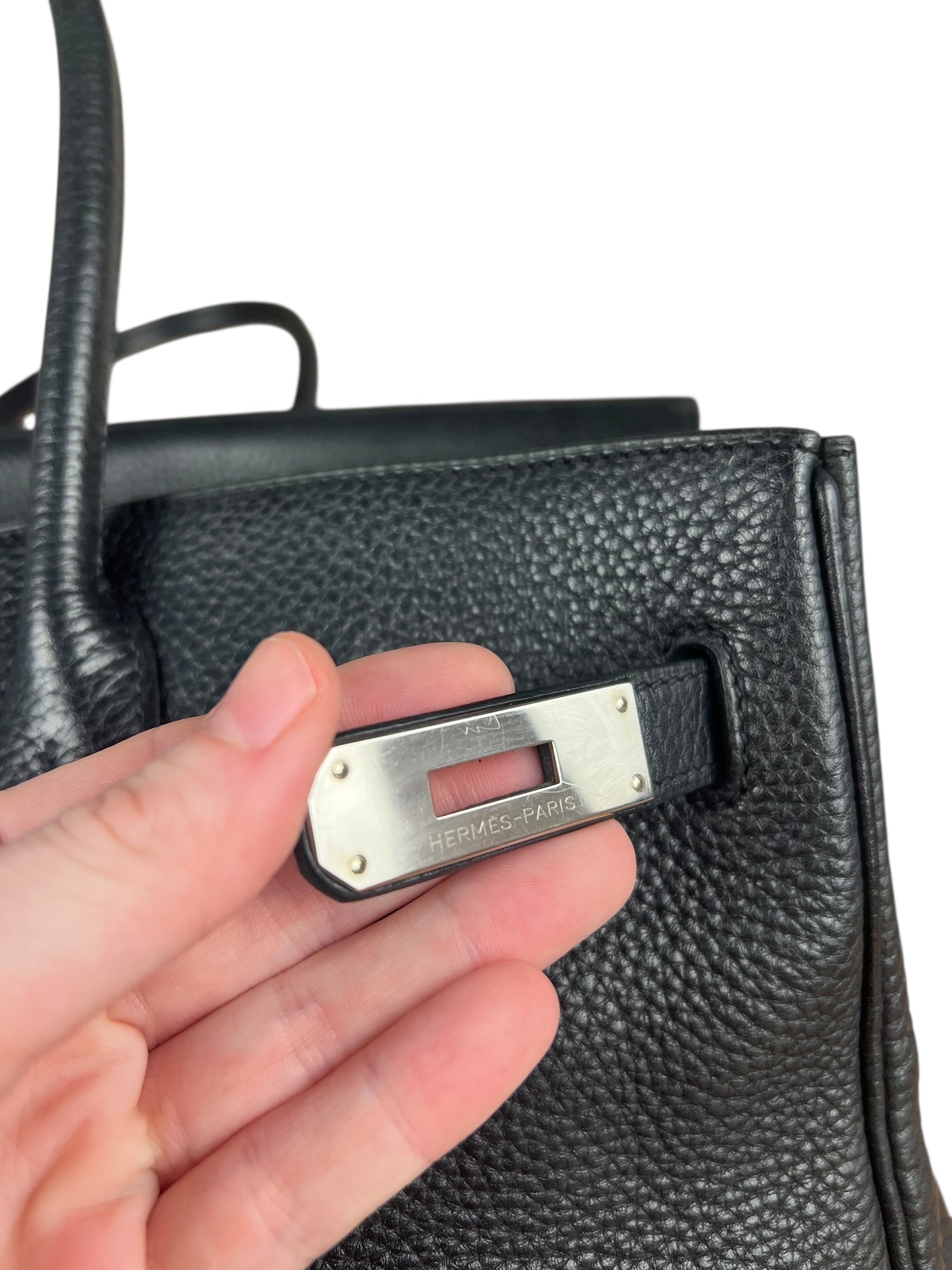 Hermes Birkin 35 Black Togo Palladium 2010