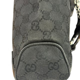 Gucci GG Vintage Black Horsebit Flap Shoulder Bag