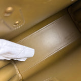 Saint Laurent Green Leather Nano Sac De Jour 2Way Tote