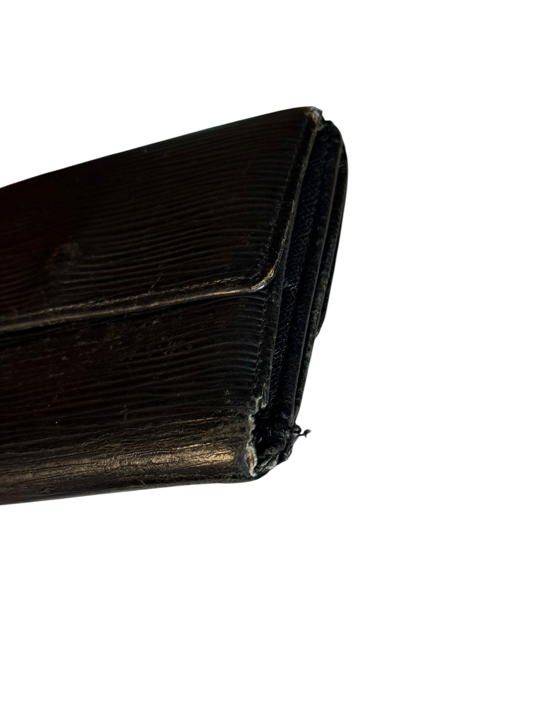 Louis Vuitton Epi Noir Compact Wallet