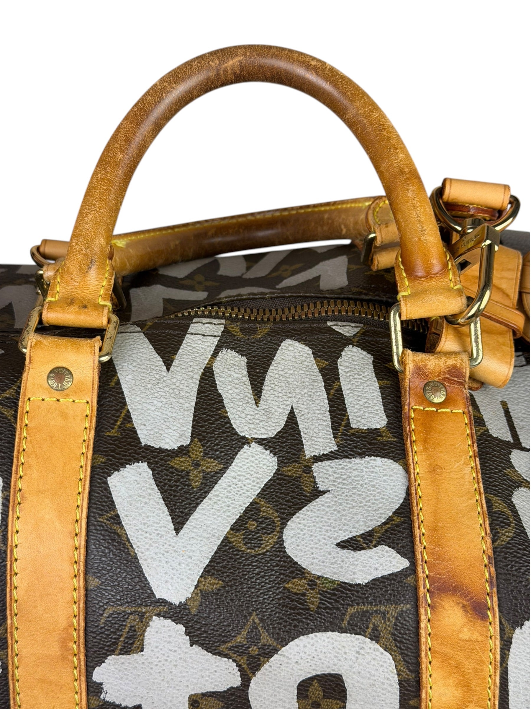 Louis Vuitton x Stephen Sprouse Monogram Graffiti Keepall 50