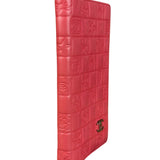 Chanel Pink Quilted Leather Lucky Symbols Long Wallet 2004