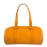 Louis Vuitton Orange Epi Leather Soufflot Handbag