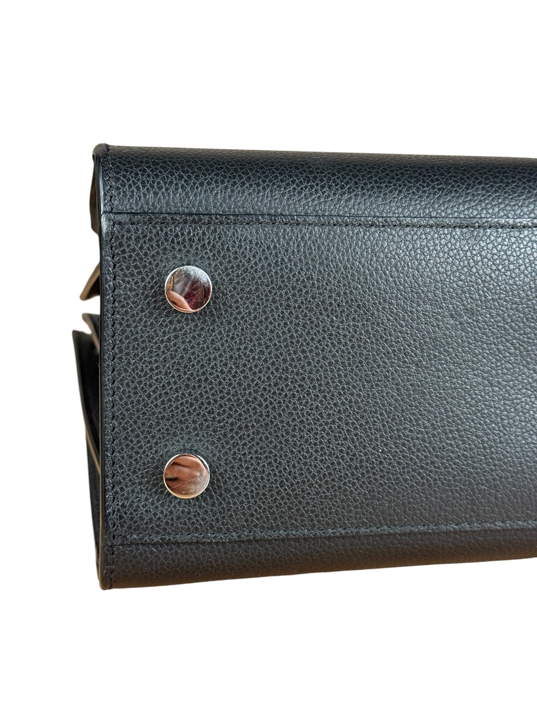 Saint Laurent Sac de Jour Baby 2Way Black Grained Leather