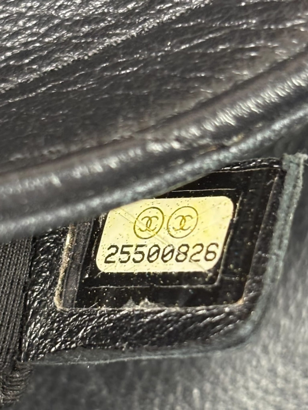 Chanel Grained Calfskin Chevron Stitch Chic Medium Top Handle Bag