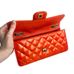 Chanel Red Metallic Evening Star Flap Bag 2008