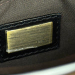 Fendi Cream Baguette Shoulder Bag