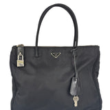 Prada Black Tessuto Nero Nylon Tote/Shoulder Bag