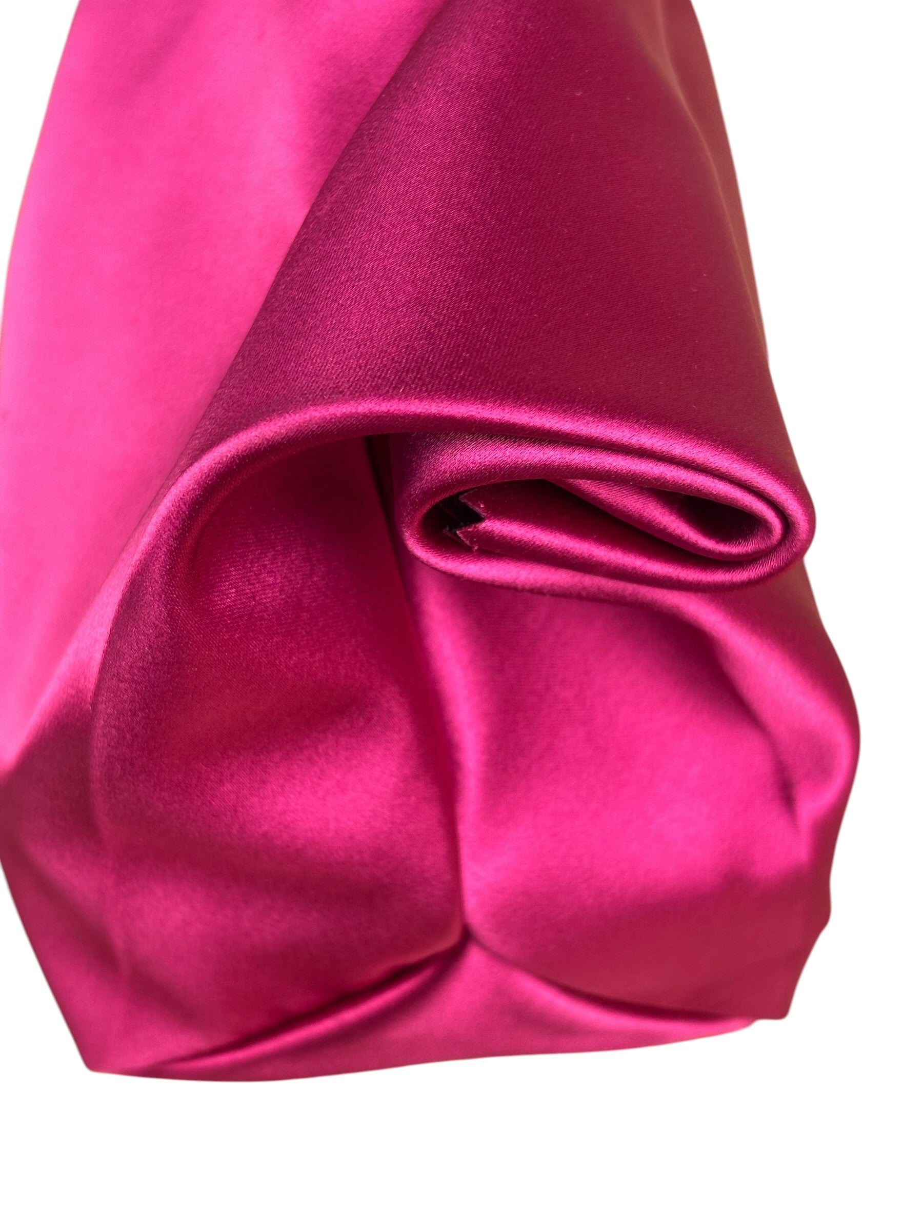 Alexander Wang Fuchsia Pink Satin Lunch Clutch