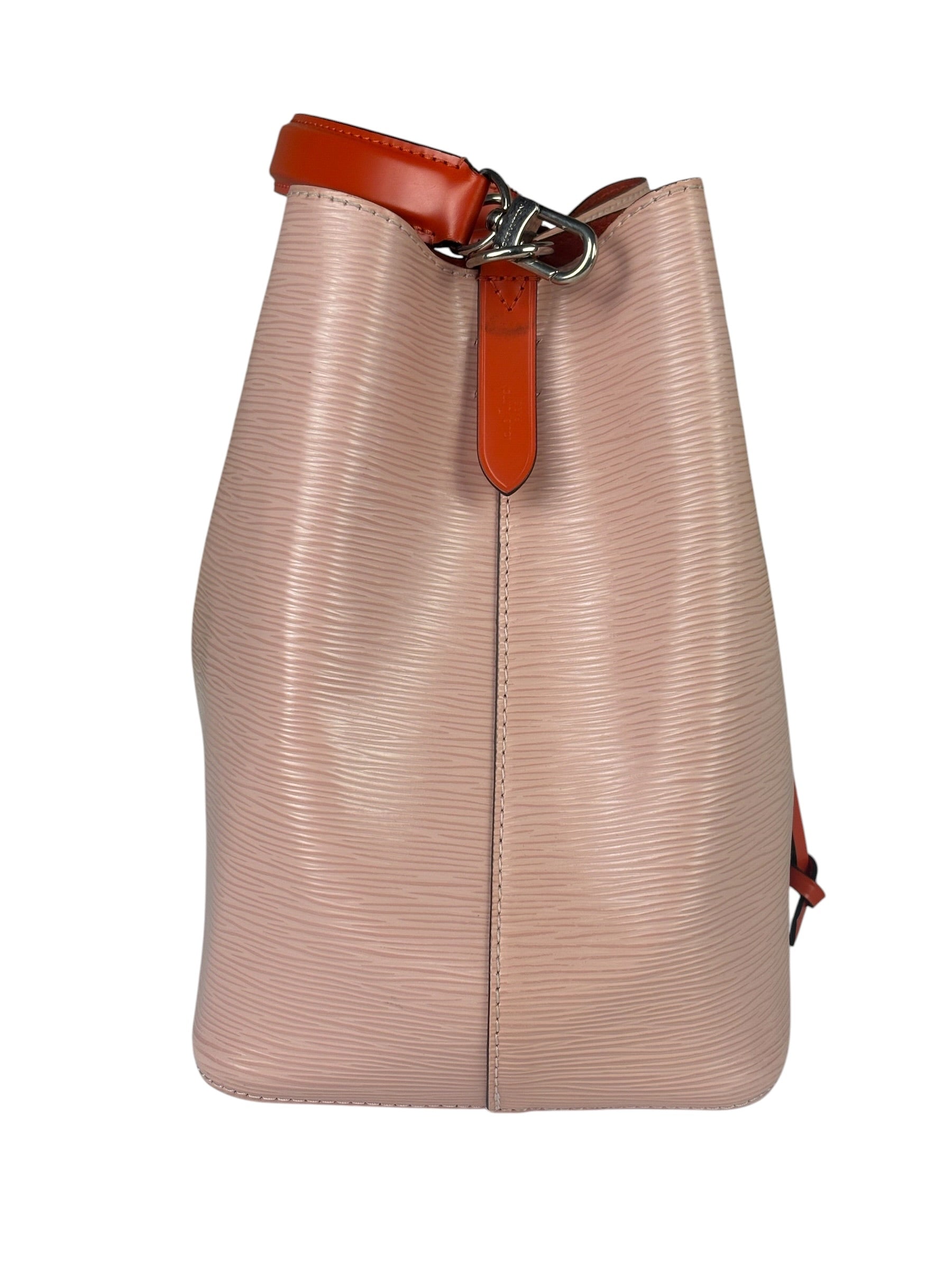 Louis Vuitton Pink/Orange Epi Leather NeoNoe Bucket Bag