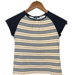 Burberry London Striped Short Sleeve Top