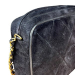 Chanel Suede CC Matelasse Camera Bag '88