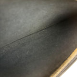 Saint Laurent Black Leather Zip Pouch