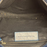 Balenciaga Navy Blue Giant Hardware City Bag