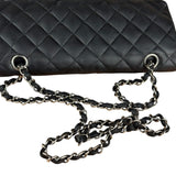 Chanel Classic Quilted Black Double Flap Bag 2003