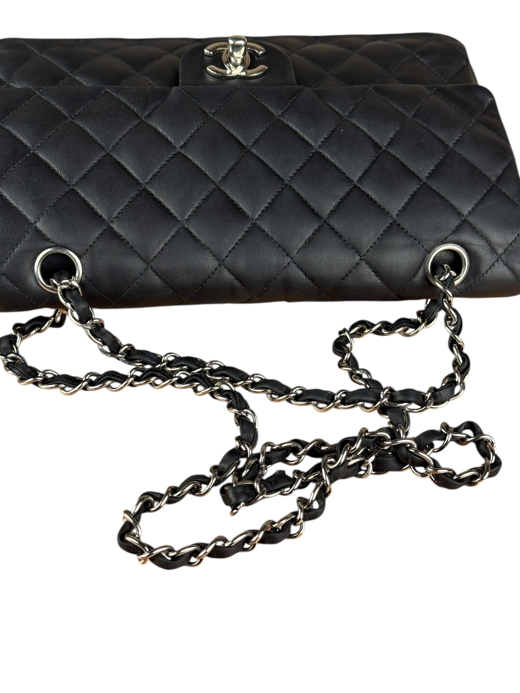 Chanel Classic Quilted Black Double Flap Bag 2003