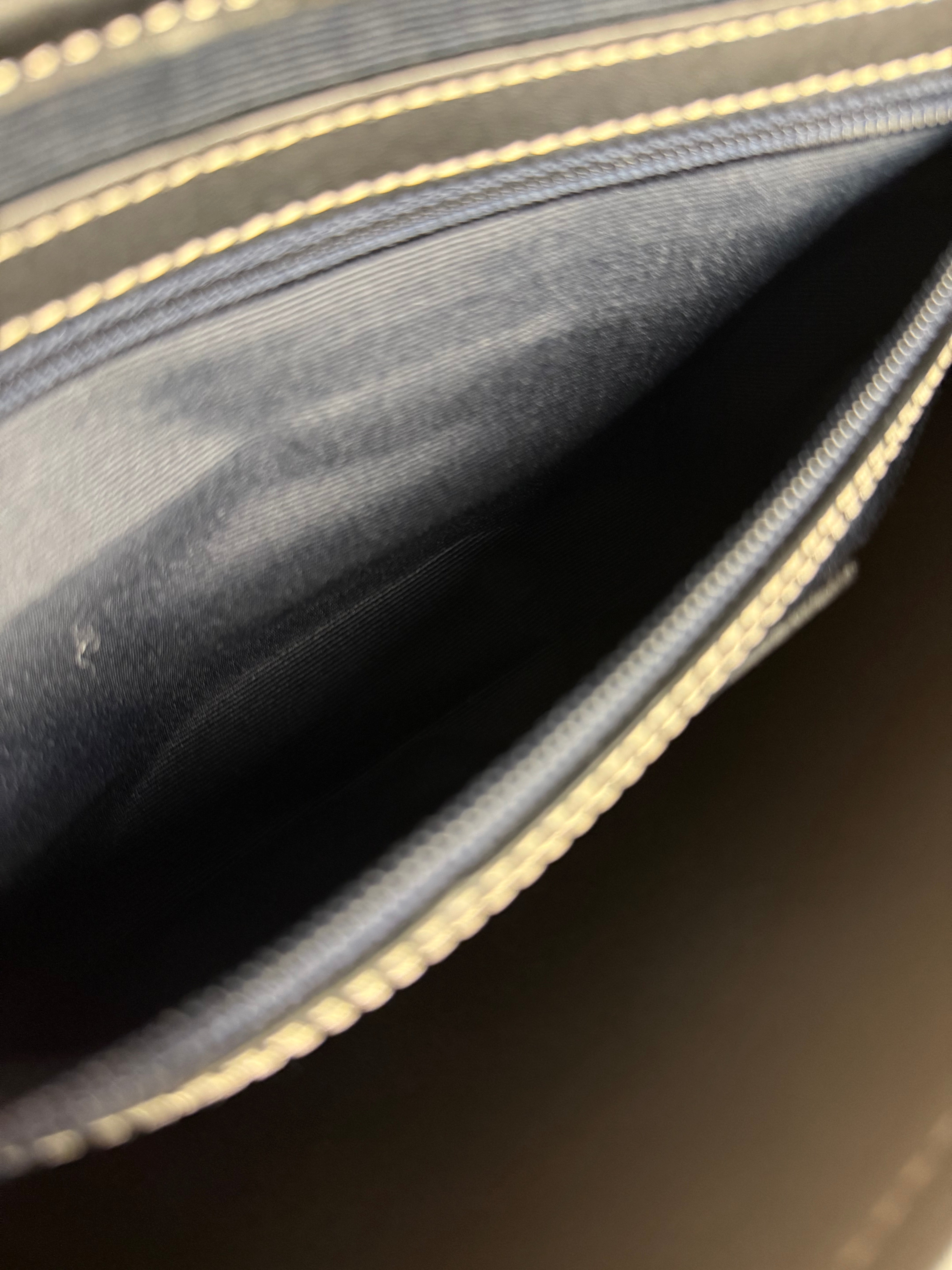 Coach Vintage CC Black Flap Shoulder Bag