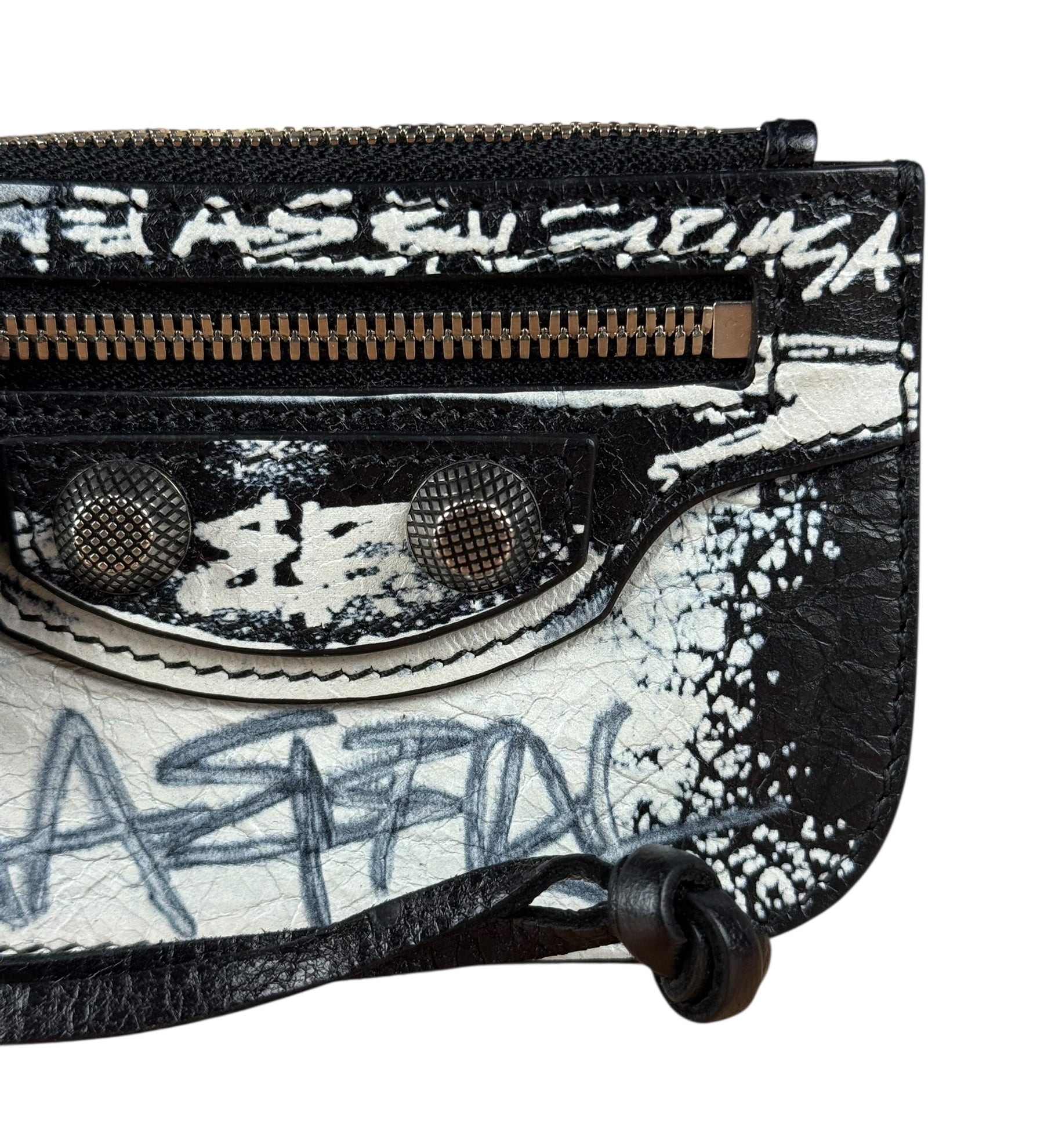 Balenciaga Graffiti  Zipper Pouch