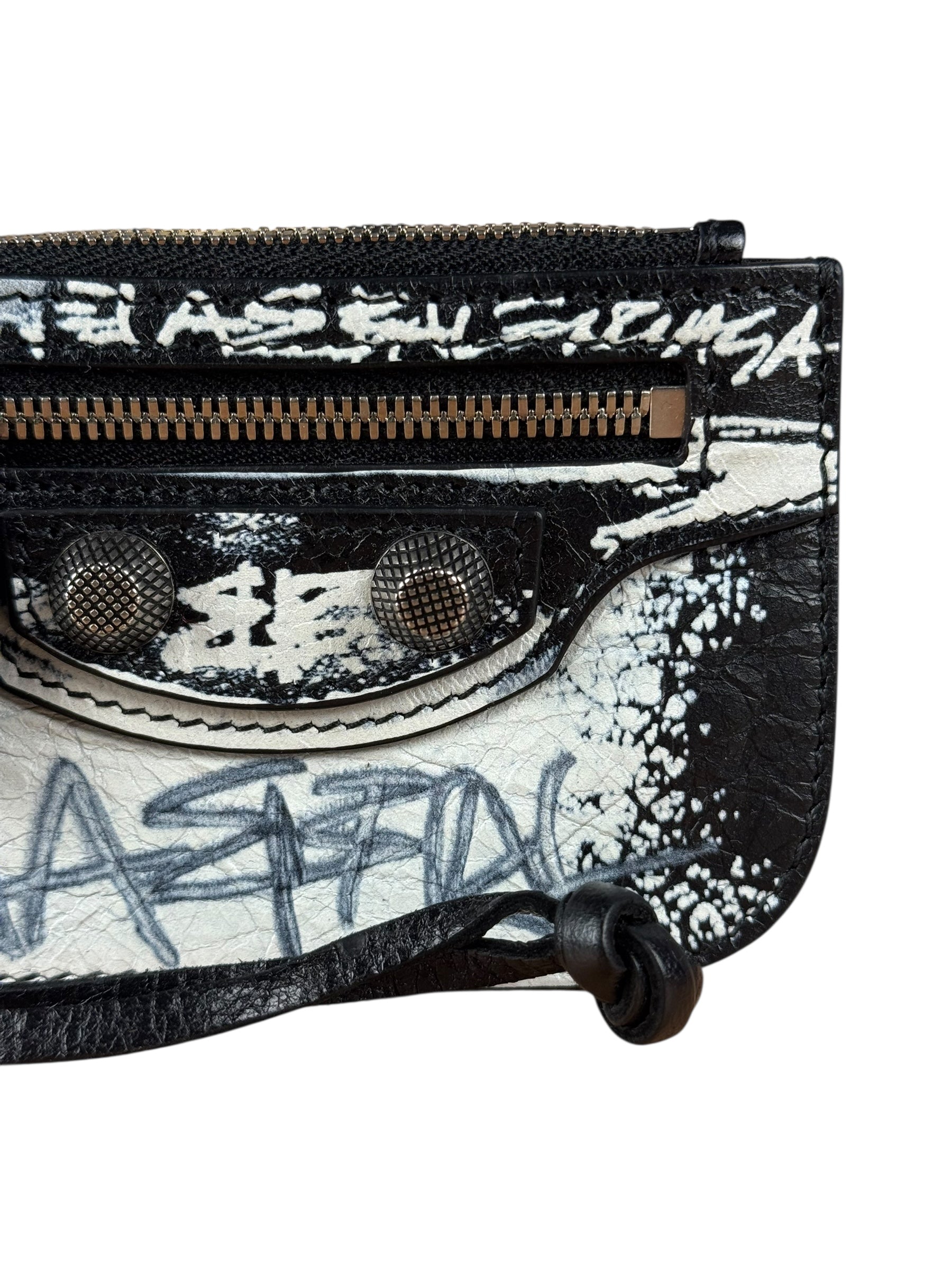 Balenciaga Graffiti  Zipper Pouch