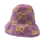 Gucci Pink/Yellow GG  Small Terry Bucket Hat