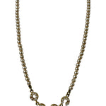 Chanel Vintage Coco Pearl/CC Pendant Necklace