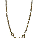 Chanel Vintage Coco Pearl/CC Pendant Necklace