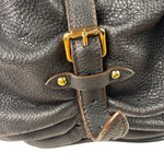 Louis Vuitton Black Calfskin Mahina XL Hobo Bag