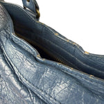 Balenciaga Blue Leather Medium Le City Two-Way Bag