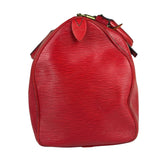 Louis Vuitton Red Epi Keepall 45
