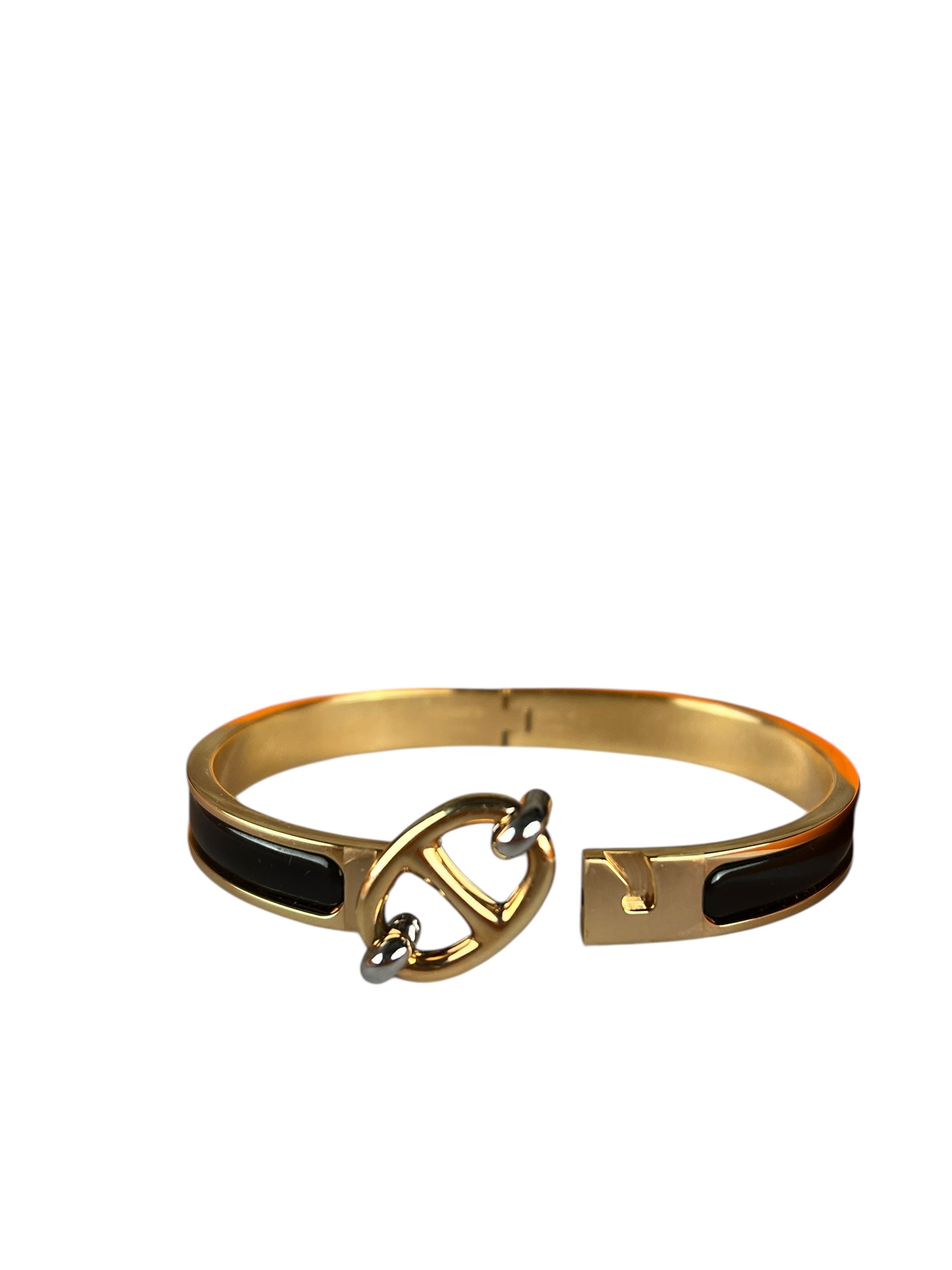Hermes Enamel Mini Clic Chaine D'Ancre Bangle