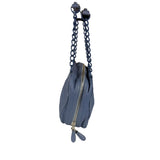 Balenciaga Vintage Blue Leather Mini Pochette
