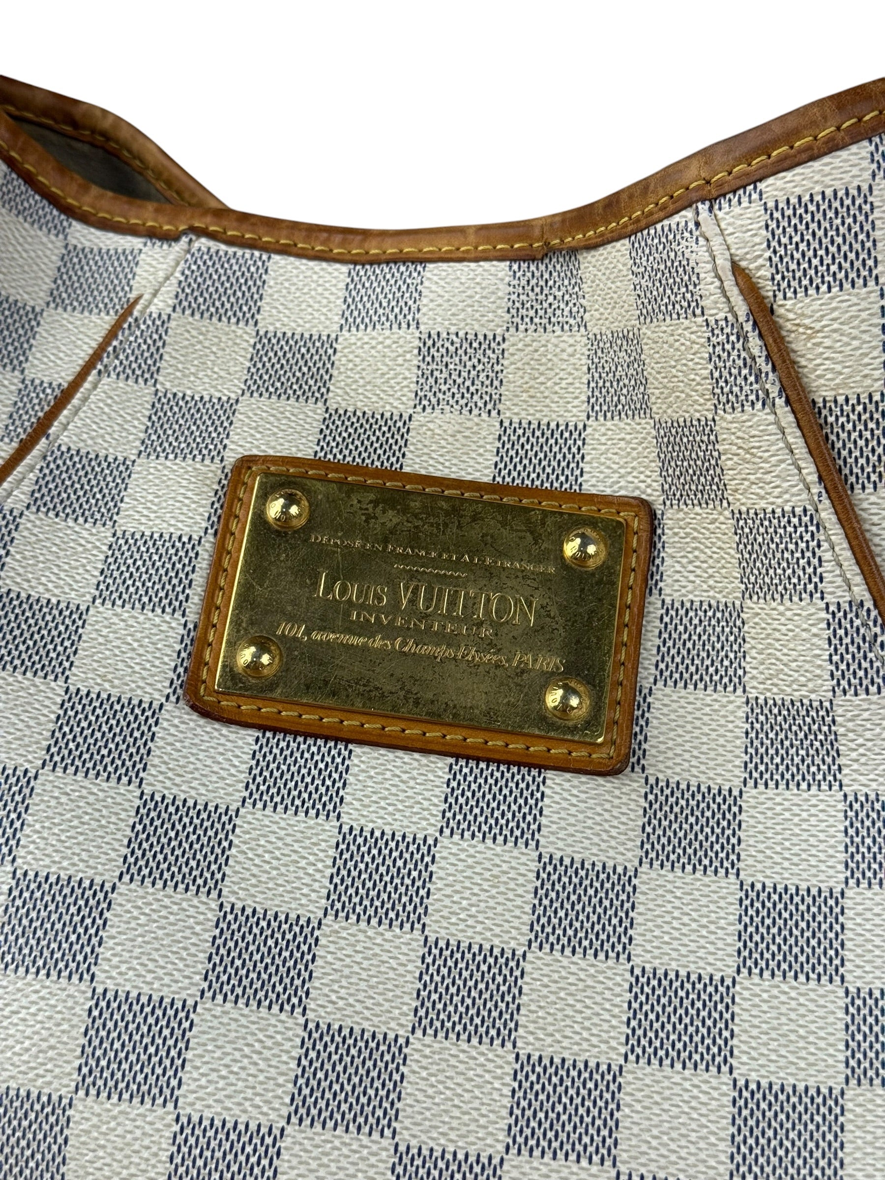 Louis Vuitton Damier Azur Galliera PM Hobo Bag