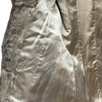 Gifu Mouhi Grey Rabbi Fur Coat
