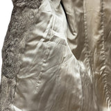 Gifu Mouhi Grey Rabbi Fur Coat