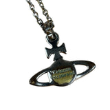 Vivienne Westwood Mini Bas Relief Sovereign Orb Pendant Necklace