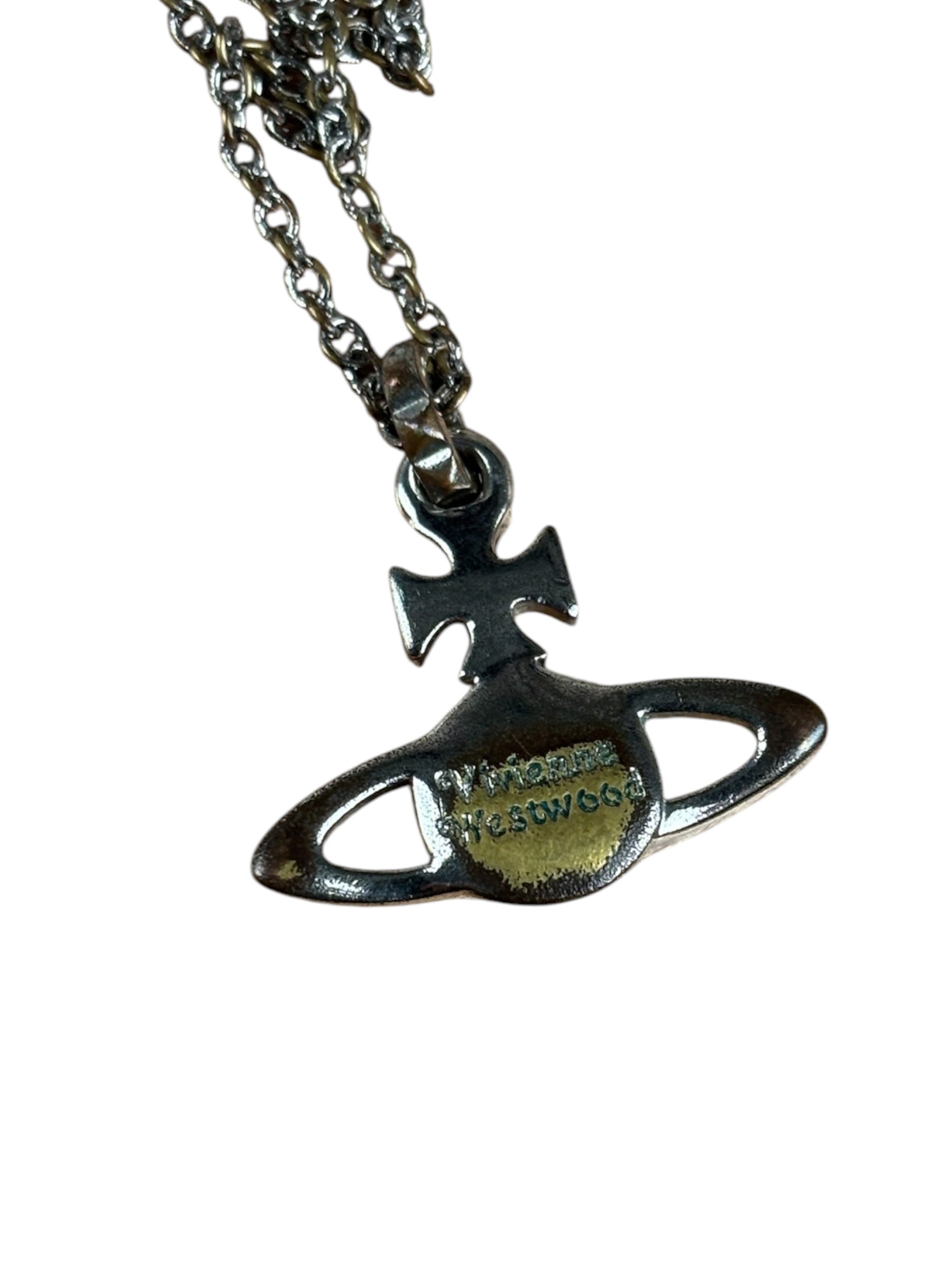 Vivienne Westwood Mini Bas Relief Sovereign Orb Pendant Necklace