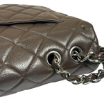 Chanel Chocolate Brown Caviar Quilted Flap Bag 2009