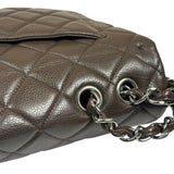 Chanel Chocolate Brown Caviar Quilted Flap Bag 2009
