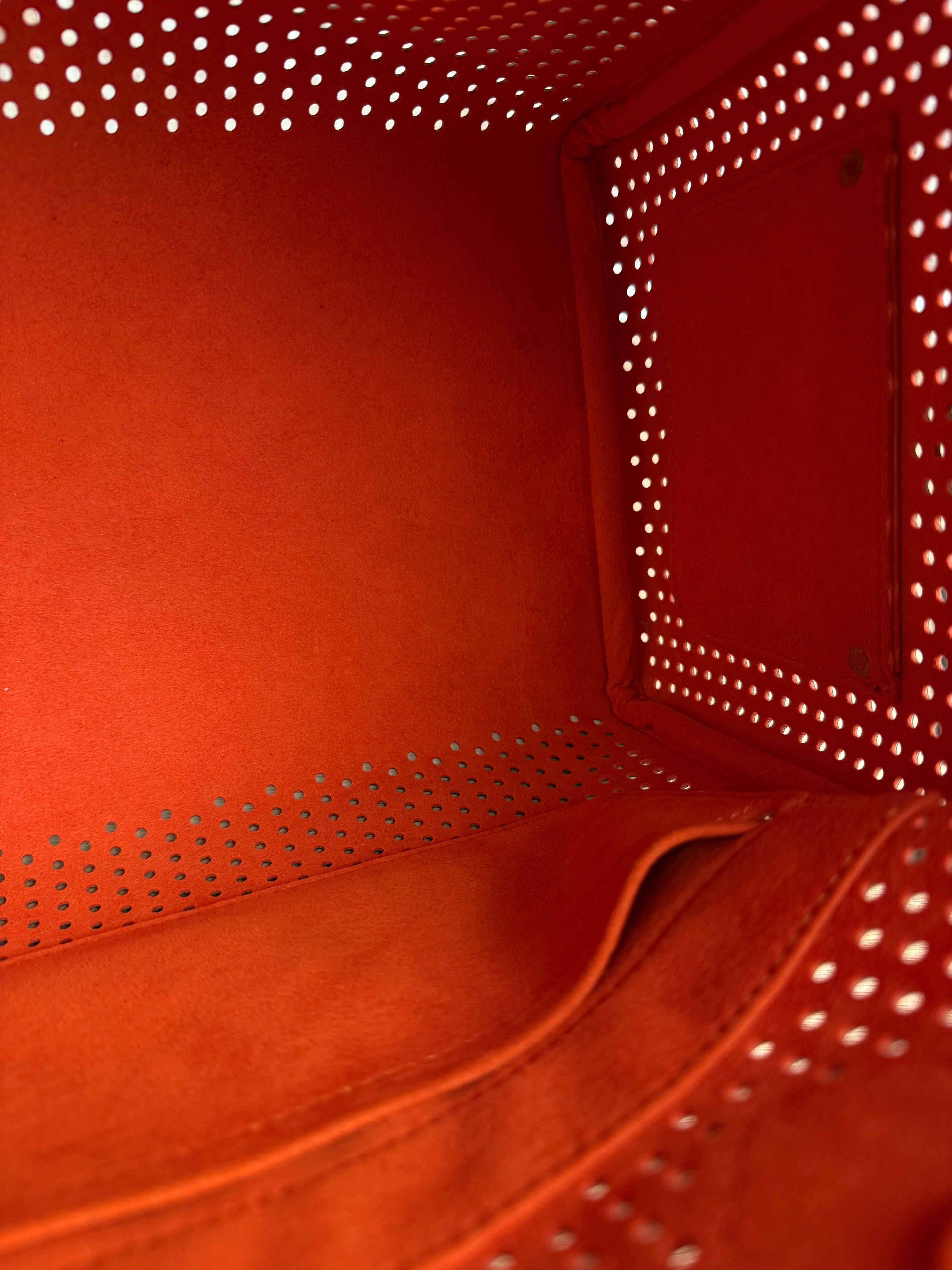 Louis Vuitton Perforated Monogram Speedy 30 Orange