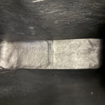 Chanel Black Patent Chocolate Bar Tote Bag 2002