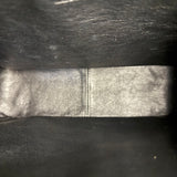 Chanel Black Patent Chocolate Bar Tote Bag 2002