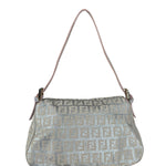 Fendi Vintage Metallic Jacquard Mini Baguette