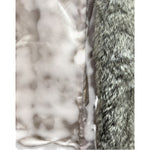 Vintage Grey Fox Fur Coat
