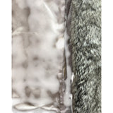 Vintage Grey Fox Fur Coat