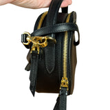 Prada Black Leather Odette Crossbody